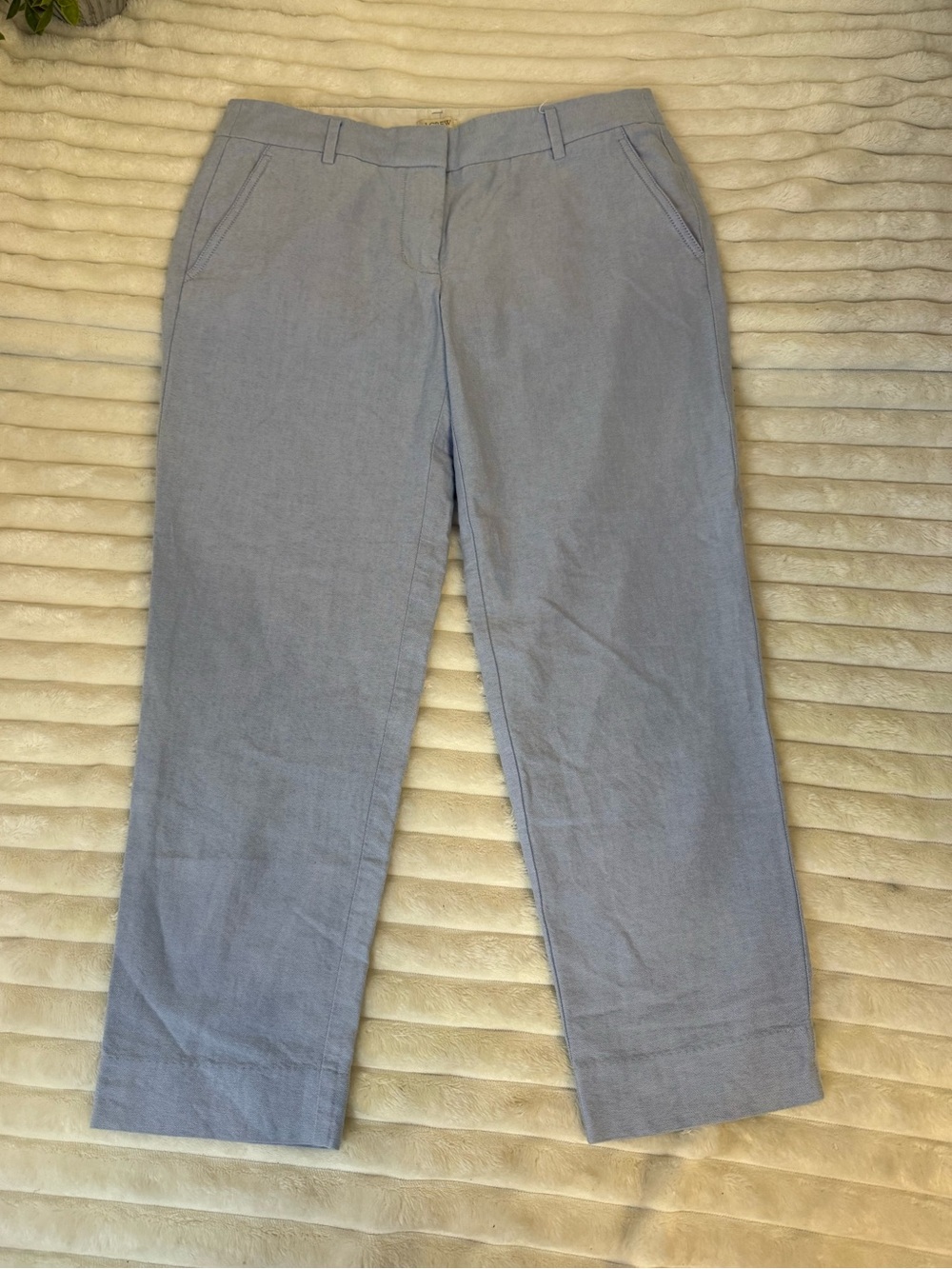 J Crew cropped cotton pants size 4